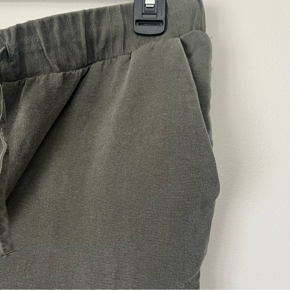 Zara Olive Green Joggers With Metallic Sidestripe Size Medium - Picture 4 of 15